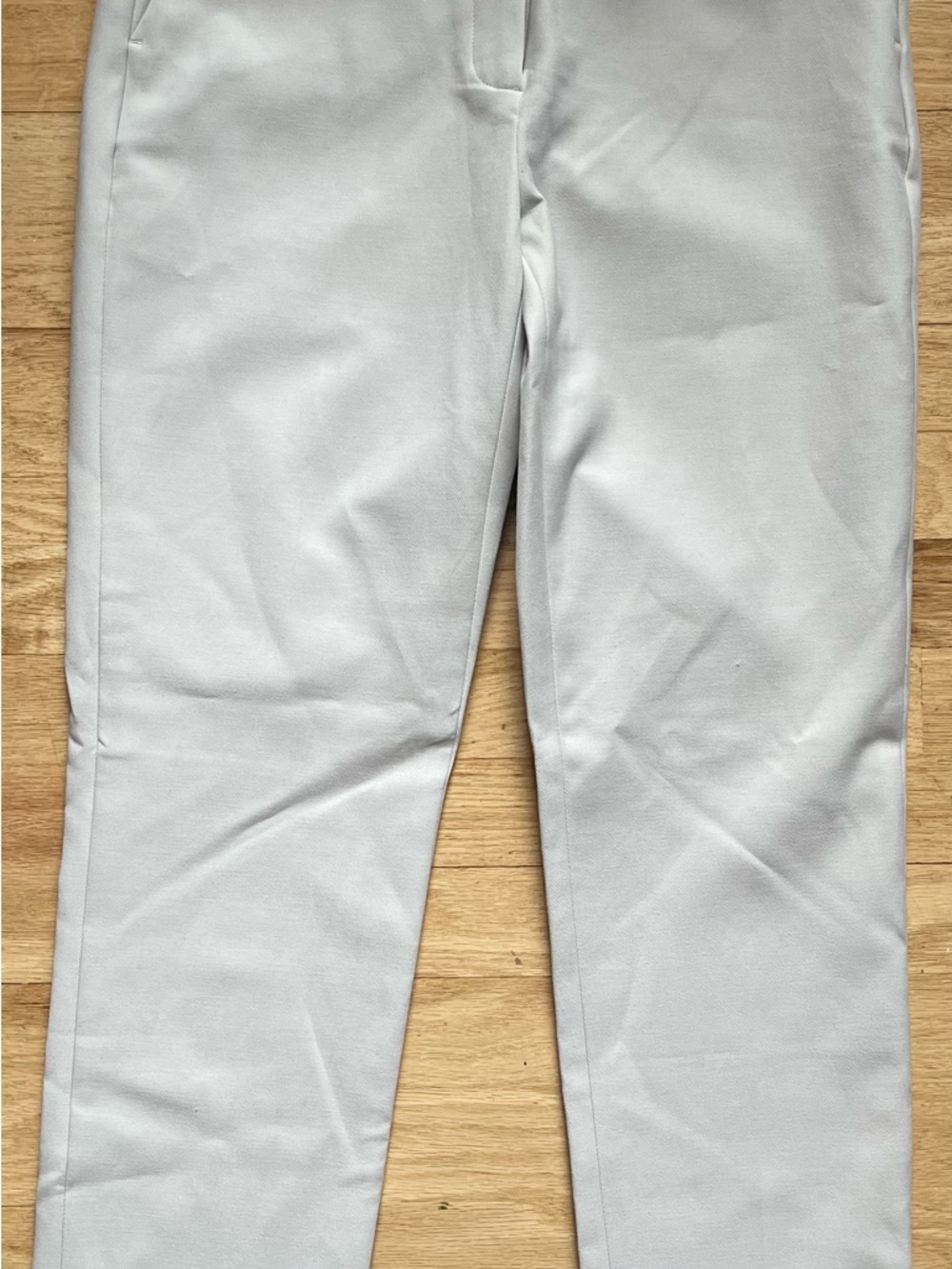 White House Black Market Light Gray Slim Ankle Pants